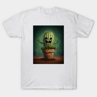 Cute Ugly Cactus Plant T-Shirt